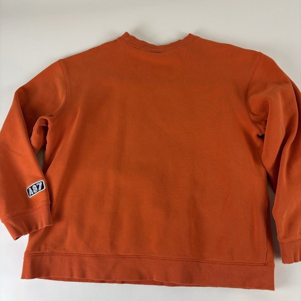 VTG Aeropostale Medium Crewneck Y2K Fleece Logo Sweatshirt Athletic A87 Distress - Picture 2 of 10